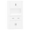 Skříň highboard bílá kompozitní dřevo 3185367
