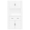 Skříň highboard bílá kompozitní dřevo 3185367