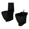 Keramické WC a bidet černé 270567