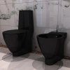 Keramické WC a bidet černé 270567