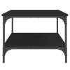 Konferenční stolek černý 100 x 55 x 40 cm kompozitní dřevo