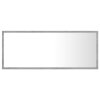 LED koupelnové zrcadlo betonově šedé 100 x 8,5 x 37 cm akrylové