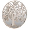 Zahradní zrcadlo pískové 60 x 2,5 cm železo kulaté do exteriéru