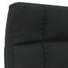 Skládací lenoška na podlahu černá textil 336590