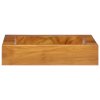 Umyvadlo masivní teak 50 x 35 x 10 cm