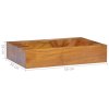 Umyvadlo masivní teak 50 x 35 x 10 cm