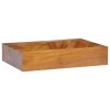 Umyvadlo masivní teak 50 x 35 x 10 cm