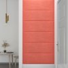 Nástěnné panely 12 ks růžové 90 x 30 cm samet 3,24 m²