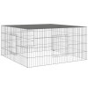Klec pro králíka 110 x 110 x 55 cm pozinkované železo