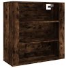 Skříň highboard kouřový dub kompozitní dřevo
