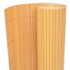 Oboustranný zahradní plot PVC 90 x 500 cm žlutý