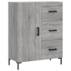 Skříň highboard šedá sonoma 69,5 x 34 x 180 cm kompozitní dřevo