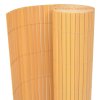 Oboustranný zahradní plot PVC 90 x 300 cm žlutý