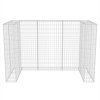 Gabionová zástěna pro 2 popelnice ocelová 180 x 100 x 120 cm