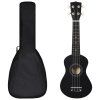 Set soprano ukulele s obalem pro děti černé 21" 70147