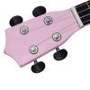 Set soprano ukulele s obalem pro děti růžové 23" 70153