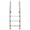 Bazénové schůdky 3 stupně nerezová ocel 304 120 cm