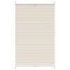 Plisovaná roleta 80 x 100 cm krémová