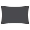 Stínící plachta oxfordská látka obdélníková 3 x 6 m antracitová