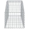 Klenutý gabionový koš 150 x 50 x 40/60 cm pozinkované železo