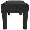 Lavice černá 100x30x30 cm samet