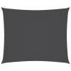 Stínící plachta oxfordská látka obdélníková 5 x 6 m antracitová