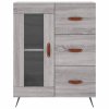 Skříň highboard šedá sonoma 69,5 x 34 x 180 cm kompozitní dřevo
