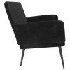 Lavice černá 108 x 79 x 79 cm samet 351419