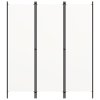 3dílný paraván bílý 150 x 180 cm