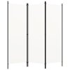 3dílný paraván bílý 150 x 180 cm