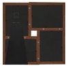 Kolážový fotorámeček na 4 obrázky (10 x 15 cm) tmavě hnědý MDF