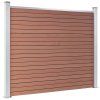 Plotový dílec WPC 180 x 146 cm hnědý 148980