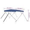 Bimini stříška se 4 oblouky modrá 243 x 210 x 137 cm 92372