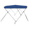 Bimini stříška se 3 oblouky modrá 183 x 160 x 137 cm 92364