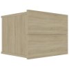 Noční stolky 2 ks dub sonoma 40 x 30 x 30 cm kompozitní dřevo