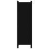 3dílný paraván černý 150 x 180 cm