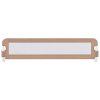 Dětská zábrana k postýlce taupe 180 x 42 cm polyester