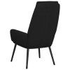 Relaxační židle černá textil 341318