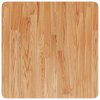 Čtvercová stolní deska světle hnědá 60x60x1,5 cm ošetřený dub