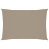 Stínící plachta oxfordská látka obdélníková 3 x 5 m taupe