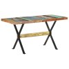 Jídelní stůl 140 x 70 x 76 cm masivní recyklované dřevo