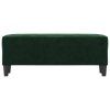 Lavice tmavě zelená 100x35x41 cm samet 349423