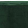 Lavice tmavě zelená 100x35x41 cm samet 349423