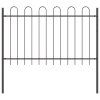 Zahradní plot BOXTEL 5 ks 8,5 x 0,8 m Práškově lakovaná ocel 3334094