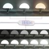 2dílná sada toaletního stolku s LED kouřový dub a dřevěný kompozit
