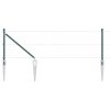 Sloupky na plot s hrotem 52 ks Ø32 mm 80 cm Pozinkovaná ocel