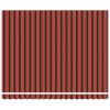 Manuální výsuvná markýza s LED Oranžová a hnědá 400x300 cm