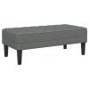 Set pohovek s polštářem 2 pcs Tmavě šedá Polyester 3329253