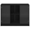 Servírovací skříň Černý dub 100 x 37 x 75.5 cm