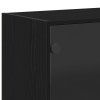 Servírovací skříň Černý dub 100 x 37 x 75.5 cm 3329302